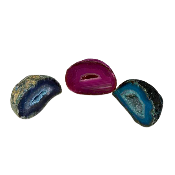 Dyed Agate Geode Mineral Specimen – Medium
