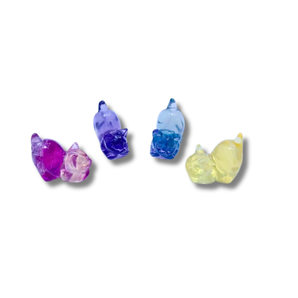 Carved Fluorite Cat