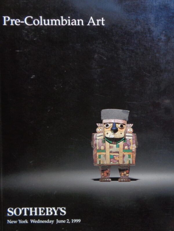 “Pre-Columbian Art” Auction Book by Sotheby’s, New York, 02/06/1999