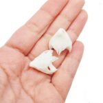 Alligator Snapping Turtle Skull Replica – 1:12 Scale (Set of 2)