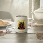 Coffee Is Fur The Weak – Sir Indiana Bones Insulated Coffee Mug