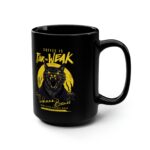 Coffee is FUR THE WEAK – Sir Indiana Bones Karate Mug, 15oz