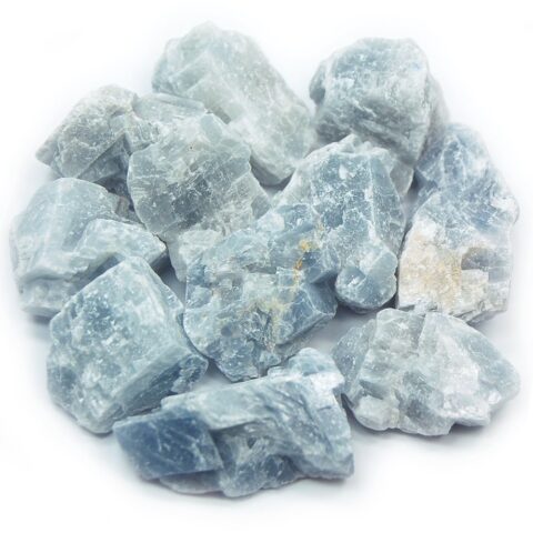 Blue Calcite Mineral Specimen