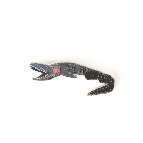 Frilled Shark Enamel Pin (Chlamydoselachus anguineus)