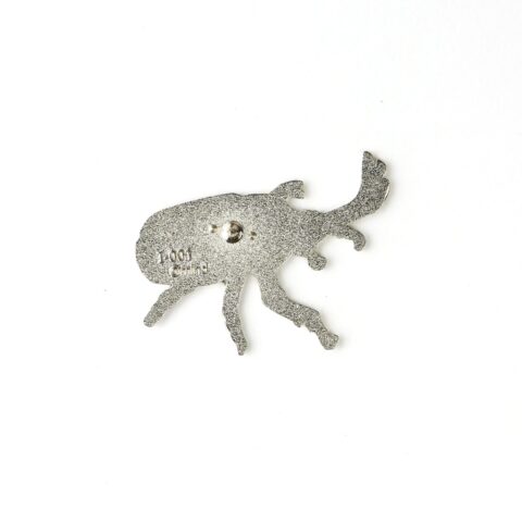 Japanese Rhinoceros Beetle Enamel Pin (Trypoxylus dichotomus)