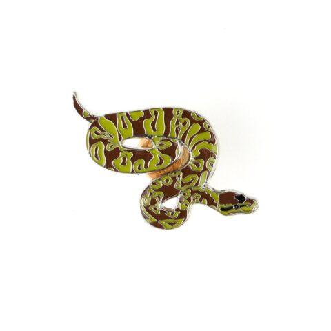 Ball Python Enamel Pin (Python regius)