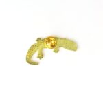 Leopard Gecko Enamel Pin (Eublepharis macularius)