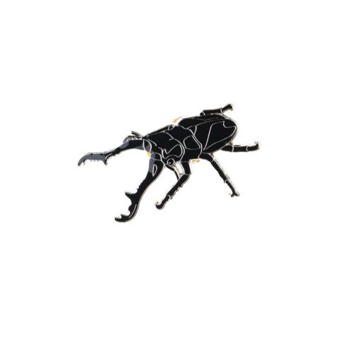 Giraffe Stag Beetle Enamel Pin (Prosopocoilus giraffa)