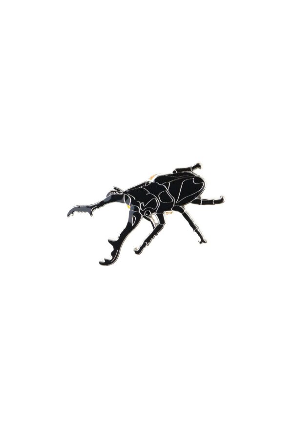 Giraffe Stag Beetle Enamel Pin (Prosopocoilus giraffa)