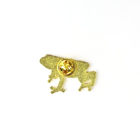 Strawberry Poison Dart Frog Enamel Pin (Dendrobates pumilio)