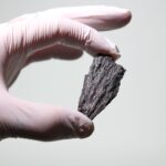Black Kyanite Fan Mineral Specimen