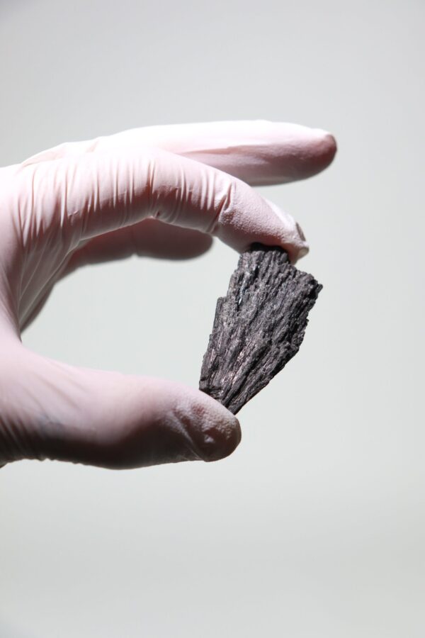 Black Kyanite Fan Mineral Specimen