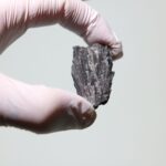 Black Kyanite Fan Mineral Specimen