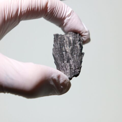 Black Kyanite Fan Mineral Specimen