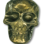 Carved Pyrite Skull