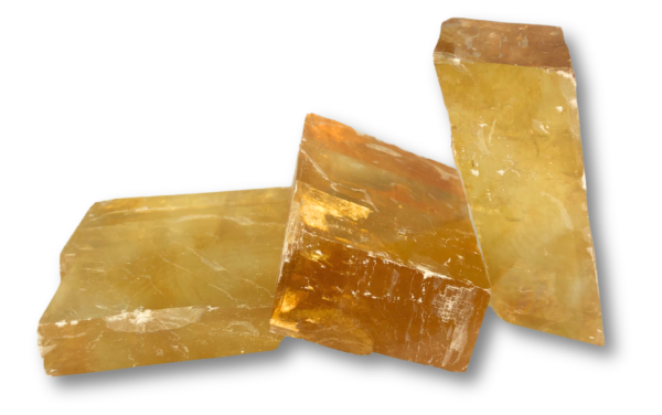 Orange Iceland Spar Mineral Specimen