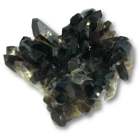 Irradiated Quartz Cluster Mineral Specimen