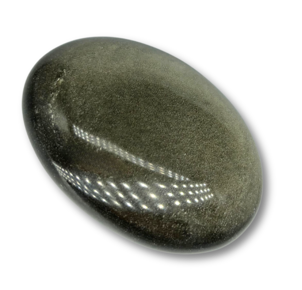 Golden Sheen Obsidian Ovoid Mineral Specimen