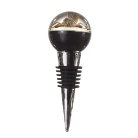 Real Golden Scorpion in Acrylic Wine Stopper