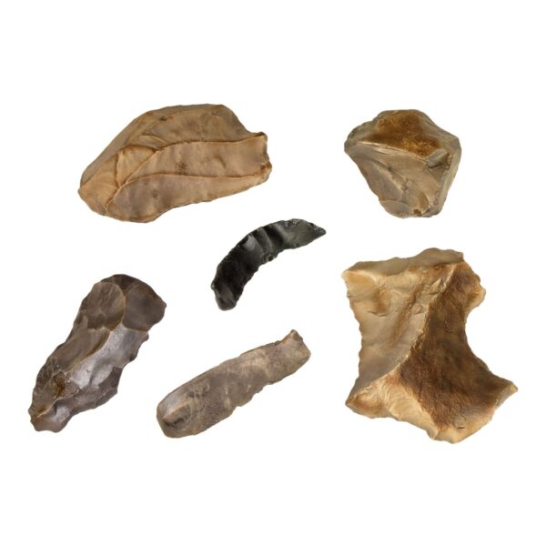 Replica Neanderthal Mousterian Industry Tools – Set of 6