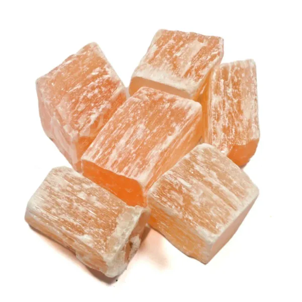 Orange Selenite Mineral Specimen