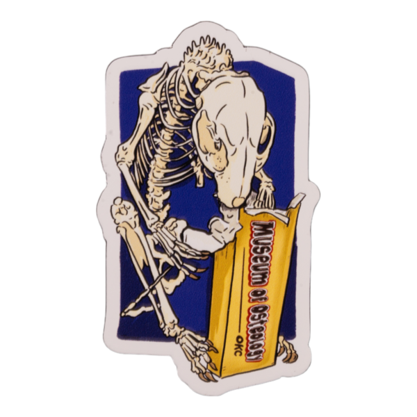 Skeletons: Museum of Osteology Raccoon with Candy Sticker