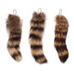 Real Raccoon Tail on Ball Chain – Single