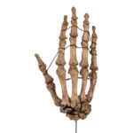 Real Articulated Human Hand on Stand- Antique