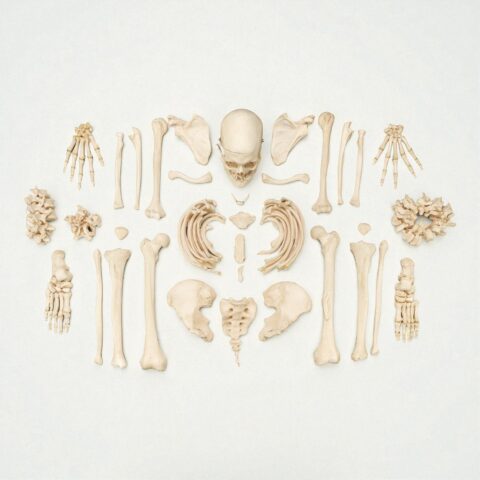 Real Research Quality Human Skeleton - Disarticulated - 4535 g