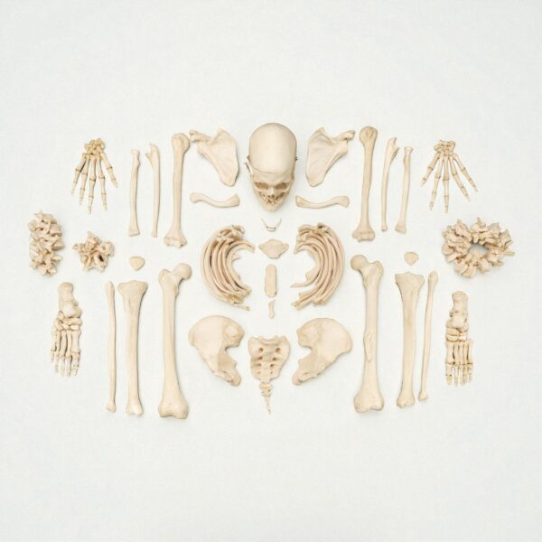 Real Research Quality Human Skeleton – Disarticulated – 4535 g