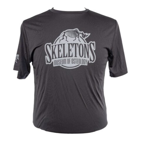 SKELETONS: Museum of Osteology Moisture Wicking T-Shirt