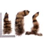 Real Raccoon Tail Hide – Single