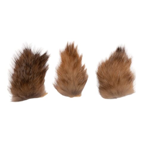 Real Badger Tail Hide - Single