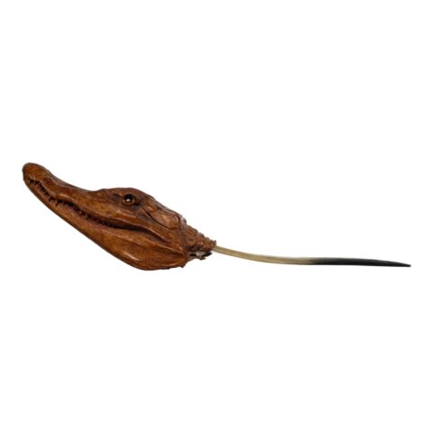 Real Spectacled Caiman Taxidermy Letter Opener
