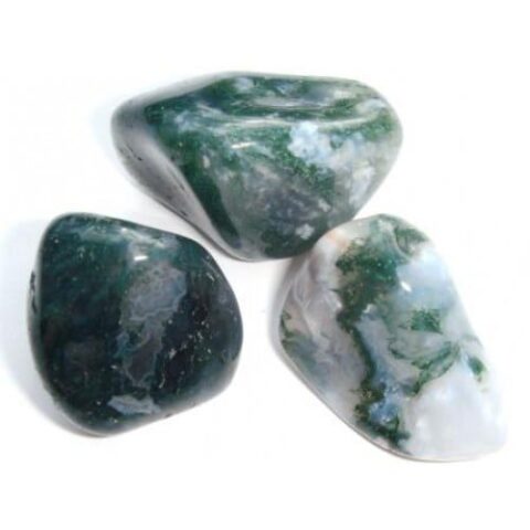Moss Agate Mineral Specimen - Small