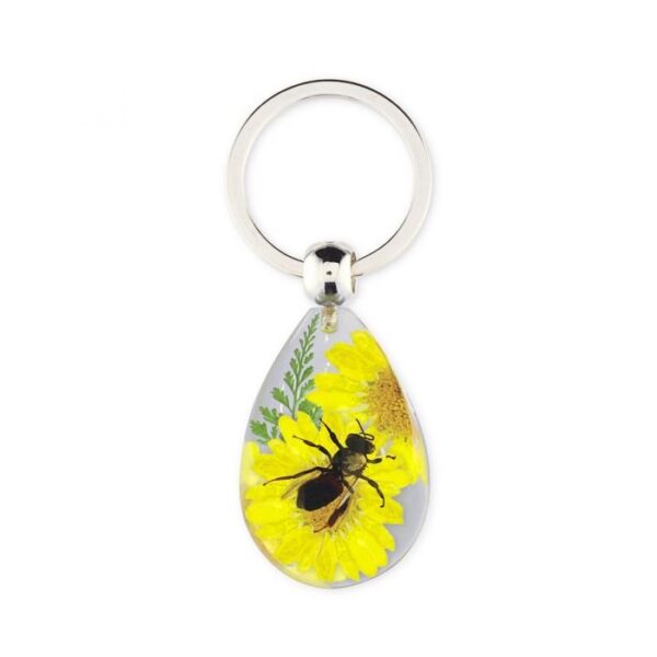 Real Honey Bee Acrylic Keychain