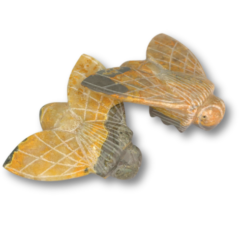 Carved Bumblebee Jasper Bumblebee - Small