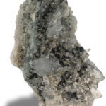 Quartz, Prehnite, Babingtonite Mineral Specimen