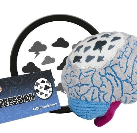 GIANTmicrobes Depression Plush