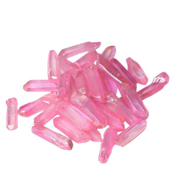 Pink Aura Quartz Mineral Specimen