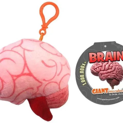 GIANTmicrobes Brain Keychain