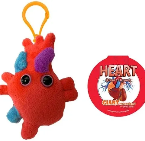 GIANTmicrobes Heart Organ Keychain