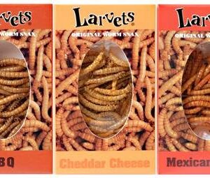 Real Flavored Larvets Worm Snack