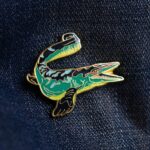 Mosasaurus Enamel Pin (Mosasaurus hoffmanni)