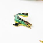 Mosasaurus Enamel Pin (Mosasaurus hoffmanni)