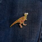 Pachycephalosaurus Enamel Pin (Pachycephalosaurus wyomingensis)
