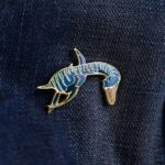 Plesiosaurus Enamel Pin (Plesiosaurus dolichodeirus)