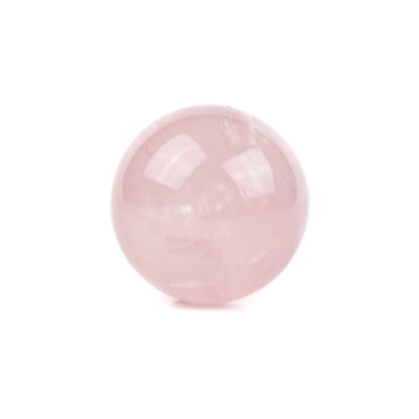 Polished Rose Quartz Sphere – Small