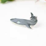 Longnose Spurdog Enamel Pin (Squalus mitsukurii)