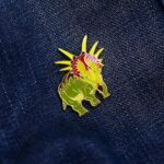 Styracosaurus Enamel Pin (Styracosaurus albertensis)